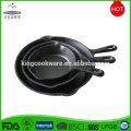 Atacado New 10.5 &#39;&#39; Non Stick Rodada Conjunto De Frigideira De Ferro Fundido